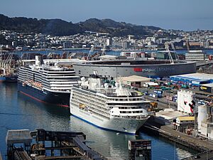 Noordam and The World cruise ships (32710079121)