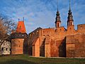 Opole 0011 - mury przy Katedrze Świętego Krzyża
