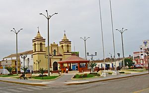 Main plaza of Moche
