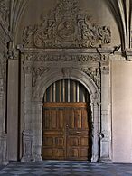 Portada de San Gregorio Magno, Convento de San Esteban (Salamanca)