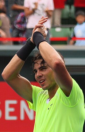 Rafael Nadal agradecimiento - 9920 2 Japan Open Tennis Tokio 2010