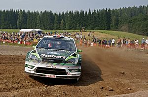Rally Finland 2010 - shakedown - Matthew Wilson 1