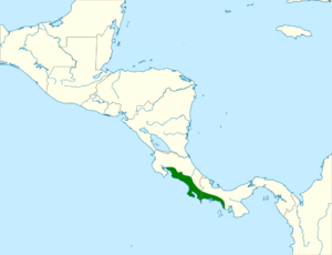 Ramphocelus costaricensis map.svg