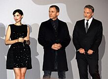 Rooney Mara, Daniel Craig and David Fincher (2012)