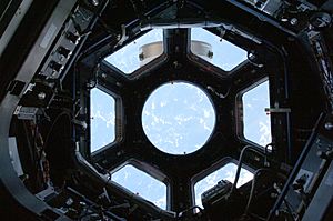 STS130 cupola view1
