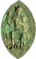 Seal StonePriory Staffordshire 13th14thC (MirrorImage)