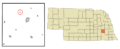 Seward County Nebraska Incorporated and Unincorporated areas Staplehurst Highlighted