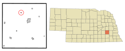 Location of Staplehurst, Nebraska