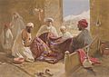 Shawl makers in Kashmir (1867)