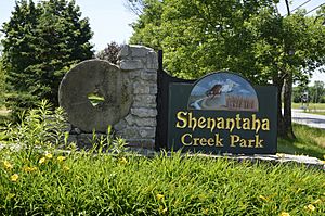 Shenantaha Creek Park sign