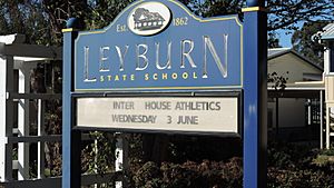 Sign, Leyburn State School, 2015