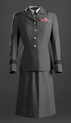 Smithsonian - NMAAHC - Women's US Army Service uniform worn by Brigadier General Hazel Johnson-Brown - NMAAHC 2011.146.1