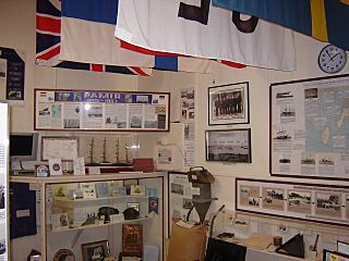 Some of the displays inside the Port Victoria Maritime Museum