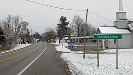 Looking east along Chicago Road (US 12)