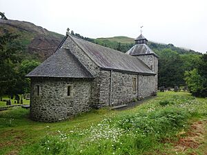 St Melangell's Church in Pennant, Powys