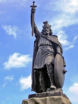 Statue d'Alfred le Grand à Winchester