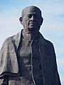 Statue of Unity - Close Shot from the other bank of Narmada
