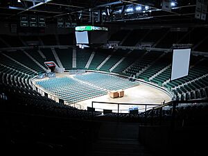 UNT Coliseum, Interior