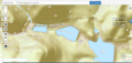 USGS National Map viewer after GNIS finding Kittaning Gap, Pennsylbania near Altoona, PA and showing the PRR Horseshoe Curve