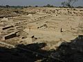 View of Granary and Great Hall on Mound F - Archaeological site of Harappa 