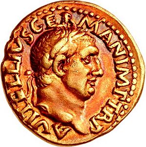 Vitellius, aureus, AD 69, RIC I 72 (obverse)
