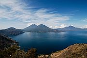 Volcanoes at Lake Atitlan 2