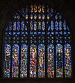 West window in Cathedral, Chester straight