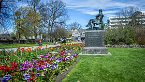 William Sefton Moorhouse Statue - Christchurch Botanic Gardens