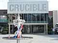 World Snooker Championship trophy before the Crucible