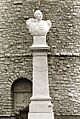 Ypsilanti Water Tower Exterior Cross and bust