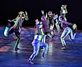 "Bio-Digital Jazzbot" performance at Pomona College (cropped)