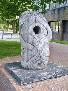"Tribal" by Ruth Wheeler, outside Waverley Borough Council offices, The Burys, Godalming