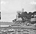 "Unidentified castle on seashore" is Blackrock Castle (35395315222)