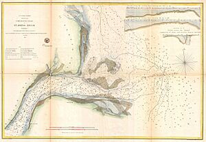 1857 U.S. Coast Survey Map or Chart of the Mouth of St. Johns River, Florida - Geographicus - StJohnsRiver-uscs-1857