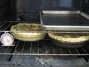 26-pies in oven