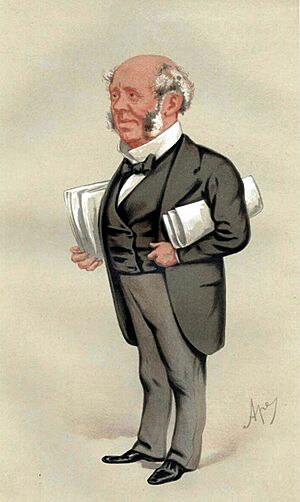 Arthur FitzGerald Kinnaird, Vanity Fair, 1876-01-15 (cropped)