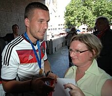 Autogramm vom Weltmeister