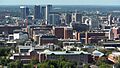 Birmingham cityscape view 2010