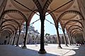 Blue Mosque Courtyard Arcades Wikimedia Commons
