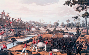 British attack in Burma 1824