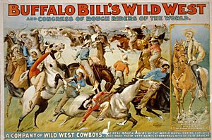 Buffalo bill wild west show c1899