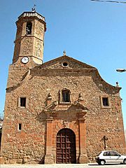 Butsènit d'Urgell, Montgai, la Noguera. Església s XVIII (A SiT D5393)