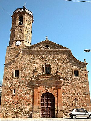 Butsènit d'Urgell, Montgai, la Noguera. Església s XVIII (A SiT D5393)