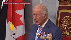 Canada's King addresses Parliament