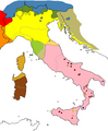 Dialetti Italia 1939