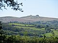 Distant view of Haytor