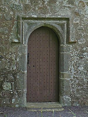 Door of St Cwyllog's Church