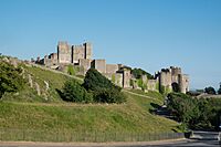 Dover Castle from the north