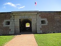 Entry into Fort Moultrie, SC IMG 4546