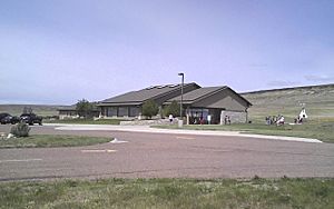 FIrst People's Buffalo Jump State Park visitor center